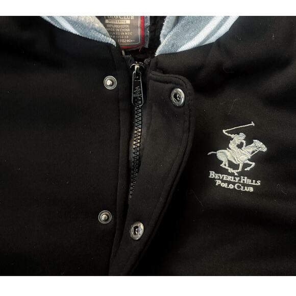 Beverly Hills Polo Club Gray/Black Fleece-Lined Jacket Boys Size XL (18/20) - Picture 3 of 11